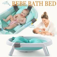 It includes a soft mesh sling for bathing newborns, as well as a cushion insert for infants. Baby Bath Pad Non Slip Bathtub Mat Newborn Safety Security Bath Seat Support New Buy At A Low Prices On Joom E Commerce Platform