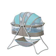 Dream on me skylar bassinet & bedside sleeper, grey *damaged box*. Amazon Com Dream On Me Karley Bassinet In Blue Grey Bassinet Bedding Sets Baby