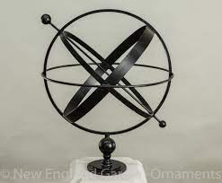 Large 32 armillary sphere with arrow for home patio or garden decor 696594859959. Garden Armillary Sphere 20 New England Garden Company New England Garden Garden Ornaments For Sale Armillary Sphere