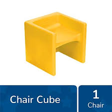 Chair Cube Yellow Cube Chair Toddler Chair Kids Chairs
