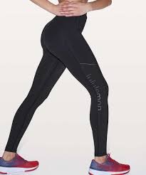 Lululemon Speed Up Tight Logo 28 Black Lulu Fanatics Pants For Women Yoga Pants Pattern Tights