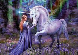 Unicorn cabin in the woods. Bluebell Woods Unicorn Art Forest Girl Digital Horse Trees Hd Wallpaper Peakpx
