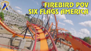 Featuring hundreds of roller coasters, thrill rides and family attractions, six flags is the biggest regional theme park company in the world! Firebird Roller Coaster Full Pov At Six Flags America Youtube