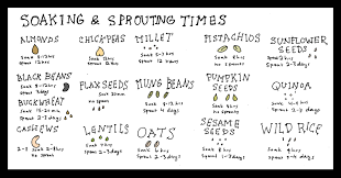 Complete Soaking Times For Nuts And Seeds Chart 2019