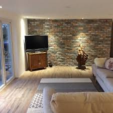 Brick wall with shadow and light effect computer generated background and wallpaper design. Thin Brick Effect Cladding Get The Brick Wall Look