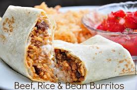 Easy Beef Rice And Bean Burritos Life At Cobble Hill Farm Easy Burrito Recipe Beef Burrito Recipe Bean Burritos