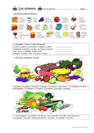 Les Aliments Alimentation Fle Apprendre L Anglais