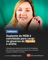 A suplente de vereadora Consuelo Azevedo (MDB) está prestes a assumir um  cargo de confiança na administração municipal de Tijucas. O convite, já  aceito, prevê sua nomeação para a Secretaria Municipal de