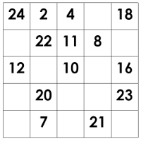 You see, in this puzzle, all of the answers are five letters long. Magic Square Worksheets Dr Mike S Math Games For Kids