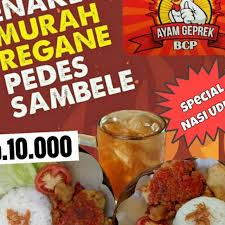 It is regarded as a speciality imported dish in sabah and sarawak. Nasi Uduk Ayam Geprek Bcp Rumah Makan