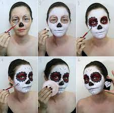 Sugar Skull Makeup Tutorial For Next Halloween Halloween Makeup Diy Halloween Makeup Sugar Skull Sugar Skull Halloween