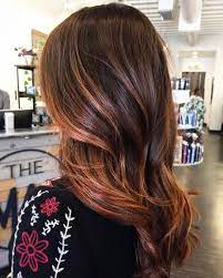 Dark brown hair with golden highlights. Dark Copper Brown Hair With Highlights Novocom Top