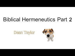 Biblical Hermeneutics