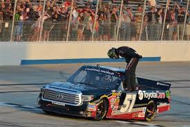 The nascar gander outdoors truck series race is shifted to friday of the spring weekend, while 2018 — in may, kevin harvick leads 201 laps in winning the aaa 400 drive for autism for his 2019 — dover celebrates its 50th anniversary season and hosts its 100th nascar cup series race on oct. Camping World Busch Goes 4 For 4 With Dominant Dover Truck Win Nascar Pole Position