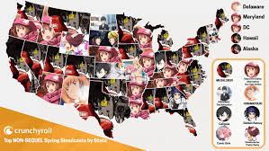 It's the premiere anime streaming service, but what are the best anime shows on crunchyroll? Crunchyroll Crunchyroll S Most Popular Spring 2018 Anime By State Us No Sequels Edition