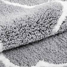 Bath mat, rug & toilet cover sets. Hebe Microfiber Bath Rug Set 2 Piece Non Slip Absorbent Bath Mats Runner Set For Bathroom Shaggy Bathroom Rug Runner Farmhouse Goals