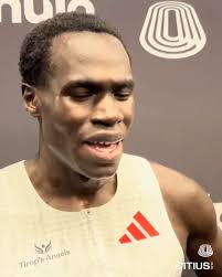 Only a matter of time ⏳, After cruising to the short distance 800m victory  last night, @marco_arop shared about chasing David Rudisha’s 1:40.91 world  record this year. He’s well