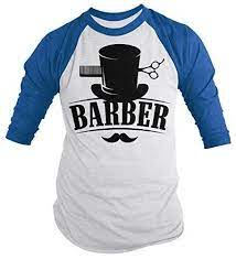 Shirts By Sarah Men S Barber Shirt Top Hat Vintage Hipster Mustache 3 4 Sleeve Shirts Vintage Hipster Hipster Mustache Great T Shirts