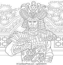 Download and print these samurai coloring pages for free. Zentangle Stylized Japanese Samurai Coloring Page Of Japanese Samurai With Katana Sword Freehand Sketch Drawing For Adult Canstock