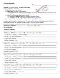 In class we obtained cheek cells using a toothpick and stained cells. Mutations Worksheet