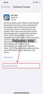Cara Update Ke IOS 16 Tanpa Komputer Laptop