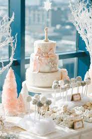 This kind of table decoration is amazing especially if your theme for the baby shower involves building blocks. Winter Baby Shower Decorations Novocom Top
