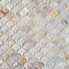 Vinyl tiling is a very versatile covering for floors, walls, countertops, and anything else you want to be able to clean easily. Abalone Shell Tile Backsplash Mother Of Pearl Mosaic Unique Design In Fish Scale Bathroom And Kitchen Pearl Tile Shell Mosaic Tile Bathroom Wall Tile