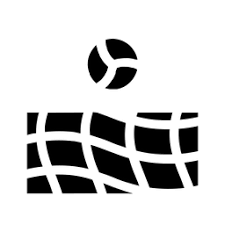 Volleyball, court, ball, sport, play, net, volley, game, outdoor, active, competition, athletic, activity, recreation, beach, jumping, shoes, silhouette, opposers, hit, water, bottle, volleyball player, volleyball court, volleyball net, spike. Volleyball Net Icon Of Glyph Style Available In Svg Png Eps Ai Icon Fonts
