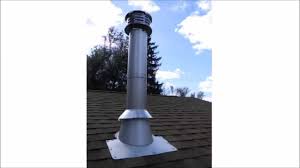 I'm hanging some items from a ceiling. Chimney Pipe Installation For Wood Stove Through A Flat Ceiling Youtube