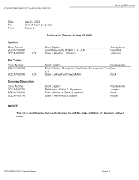 State of Wisconsin CORRESPONDENCE/MEMORANDUM