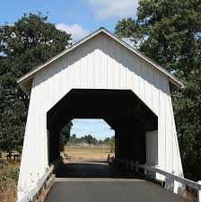 Wooden Bridge In Corvallis With Images Wooden Bridge Covered Bridges Old Houses