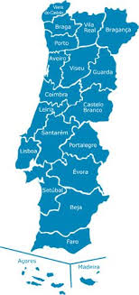 Currently, mainland portugal is divided into 18 districts. Retratos E Recantos Portugal Mapa Inspiracao Para Viagens Lisboa Portugal