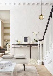11 Clever Decorating Tricks That Will Make Any Space Bright And Airy Best Living Room Wallpaper Wallpaper Living Room Hallway Wallpaper
