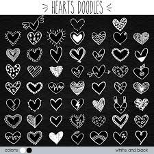 White Hearts Outline Clip Art Hand Drawn Romance Vector Etsy In 2021 Heart Doodle Heart Outline How To Draw Hands