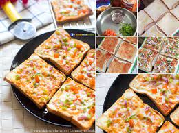 Easy Bread Pizza Recipe Step By Step Bread Pizza Recipe After My Cheese Chilli Toast My Kids S Indian Food Recipes Pizza Recipes Step By Step Recipe Steps