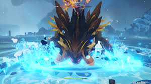First Time Fighting Azdaha, In Coop With A Friend. This Is So Sad. :  R/Genshin_Impact