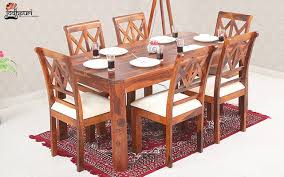 Albert Lb 6 Seater Dining Set With Cushion Top Chairs In 2020 Modern Dining Set Design Dining Sets Modern 6 Seater Dining Table
