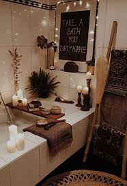 Inspiration For A Pinterest Bathroom With Bohemian Chic And Zen Decor Farmhouse Bathroom Art Zen Decor Farmhouse Bathroom