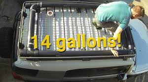 After 15 minutes, the glue solidified initially and had a certain intensity after 2 hours. Diy Automotive Roof Water Tank Youtube