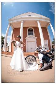 Bride And Groom With Groom Cleaning Motorcycle Wheel With Gown Motorcycle Wheels Custom Wheels Truck Wheels