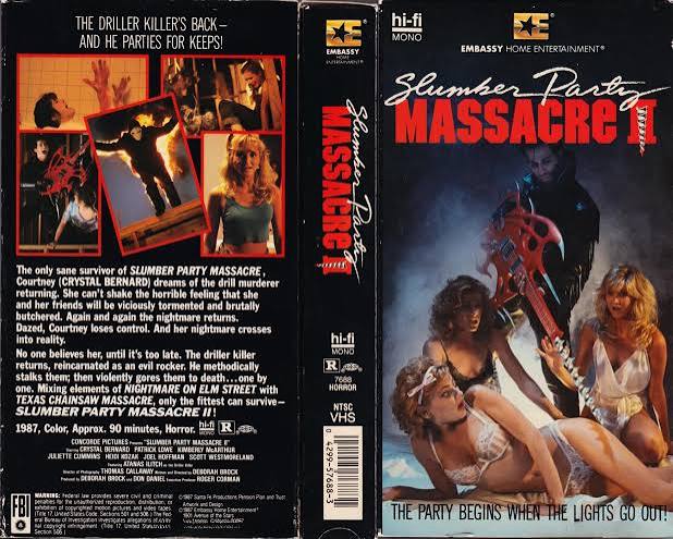 Slumber Party Massacre II (1987) : r/VHScoverART