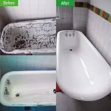 Scrape the entire tub looking for soap flakes and work off as much as you can with your razor scraper. 5 Best Diy Bathtub Refinishing Kits Reviewed Homeluf Com