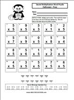The original format for whitepages was a p. Free Halloween Multiplication Worksheets Multiplication Com