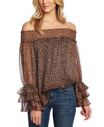 Maybe you would like to learn more about one of these? Cece Off The Shoulder Leopard Print Blouse Reviews Tops Women Macy S