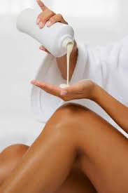 Image result for lotion applying