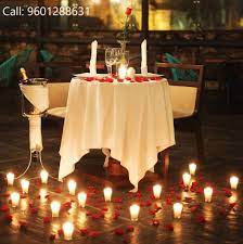 We Recommend You To Go For Valendine Address Sky Lounge Banquet Starottel 15 Ashr Romantic Dinner Decoration Romantic Dinner Setting Candle Light Dinner