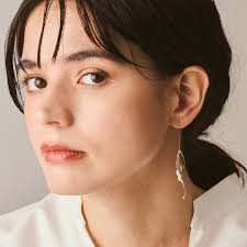 agete 10K／シルバー／ラブラドライトアメリカンピアス アガット 10kゴールドピアス K18ゴールド ドロップピアス 凹みあり