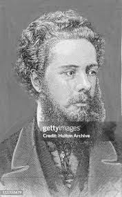 English poet Philip Bourke Marston , circa 1887. News Photo