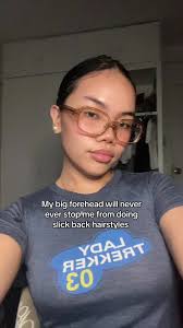 Trying Slick Back Hairstyle with A Big Forehead