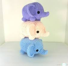 The Cutest Amigurumi Easy Patterns And Tutorials Crochet Elephant Crochet Projects Crochet